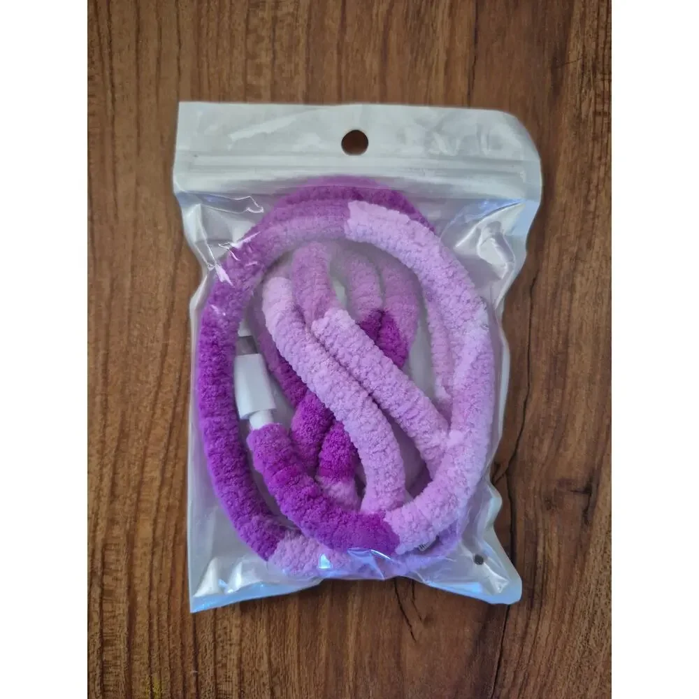 USB-C to iPhone Charger Purple Cushion Wrapped S15